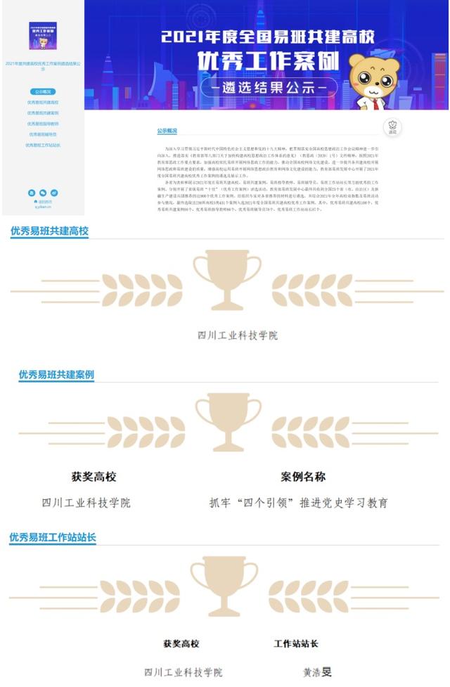 学校易班近期荣获2021年度“全国优秀易班共建高校”等多项荣誉