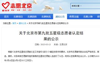 喜报 | 北京大学国际医院7位志愿者获评北京市第九批“五星志愿者”称号