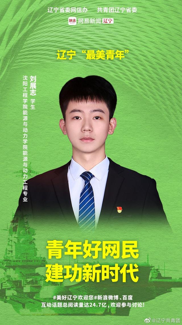 青年好网民 建功新时代丨张亚男等10人被授予辽宁“最美青年”